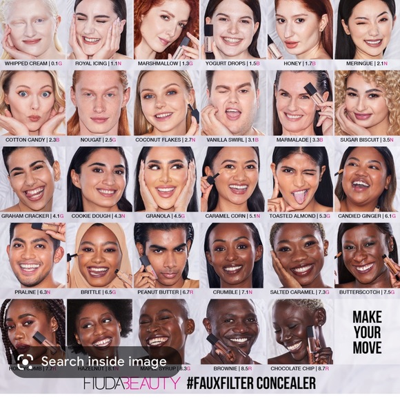 💕🍭Huda Beauty Graham Cracker Overachiever Concealer - Picture 2 of 7